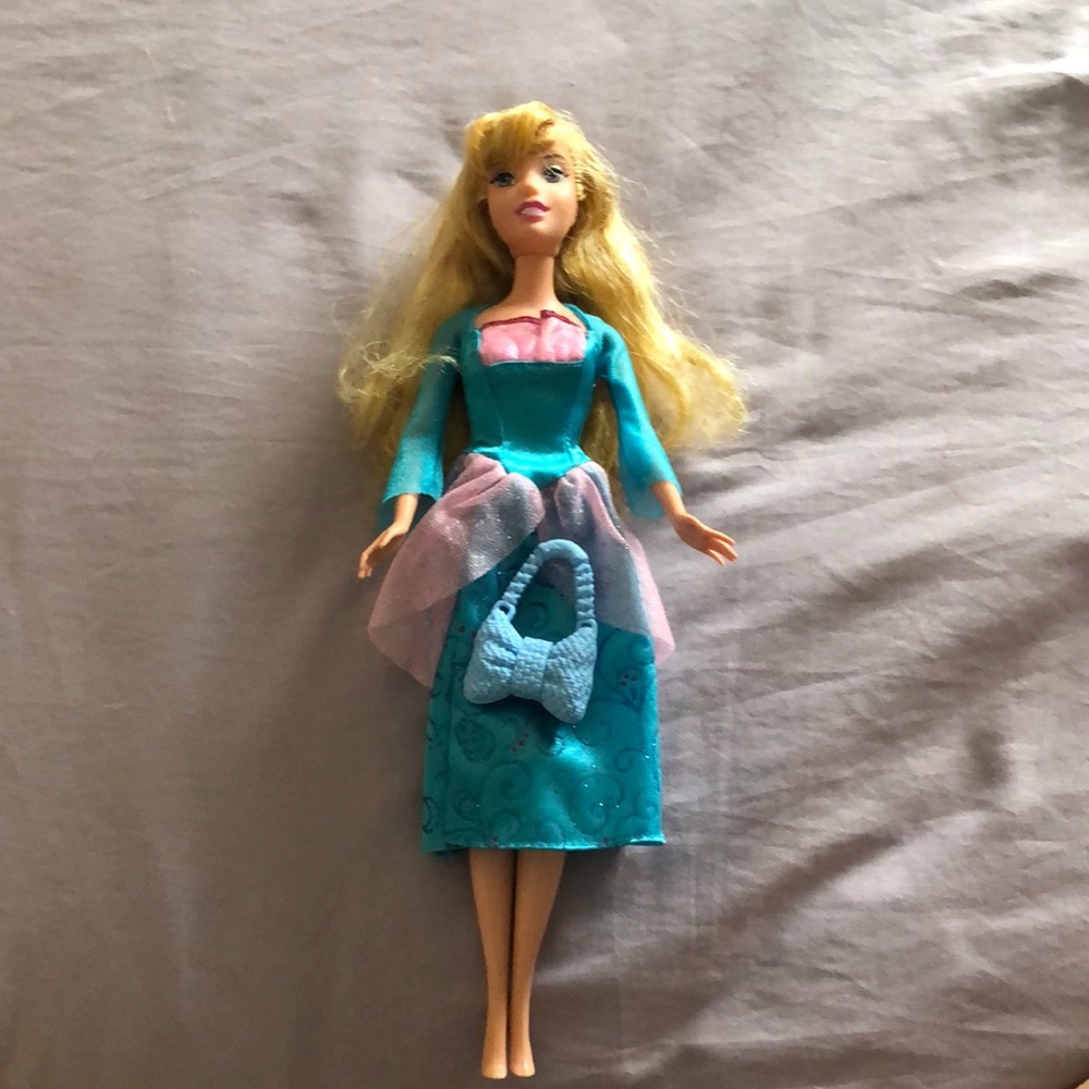 cinderella barbie and purse